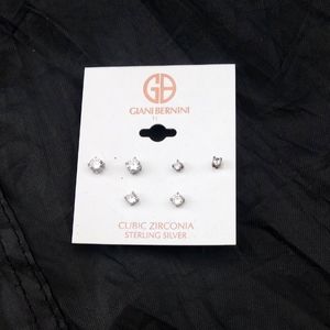 Giant Bernini Sterling silver earrings